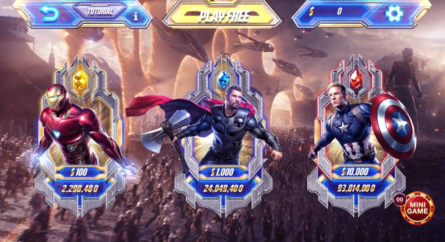 Avenger tai Gemwin trò chơi đang cực hấp dẫn 