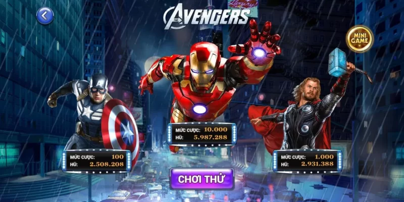 Top các bí quyết chơi Avengers tại cổng game Gem Win