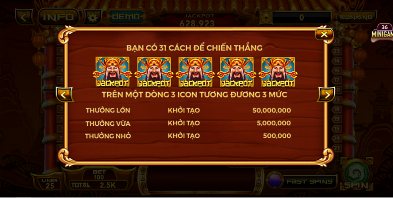 Một số thông tin quan trọng khi cược game