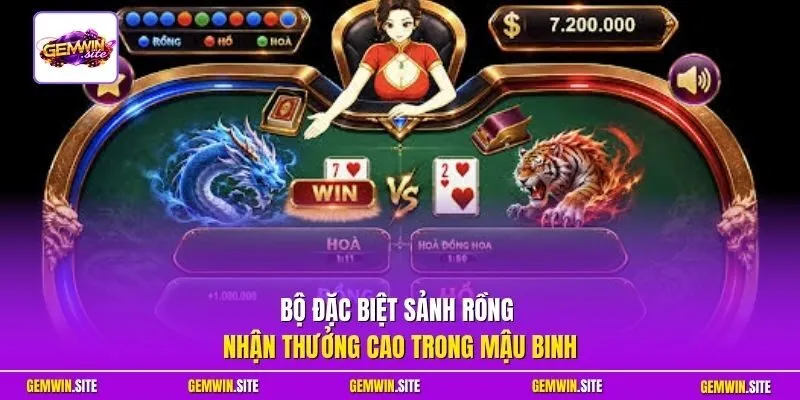 Bộ đặc biệt Sảnh Rồng nhận thưởng cao trong mậu binh