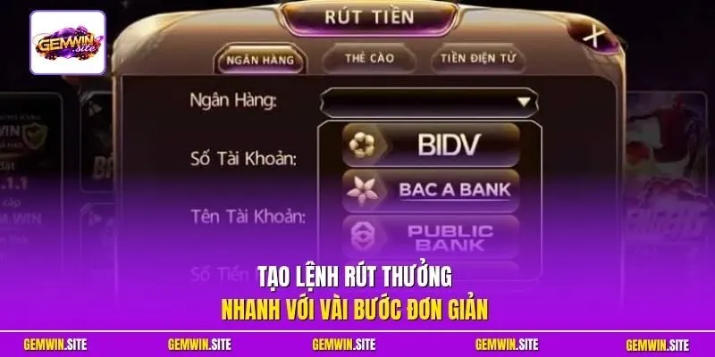 Tạo lệnh rút thưởng nhanh với vài bước đơn giản